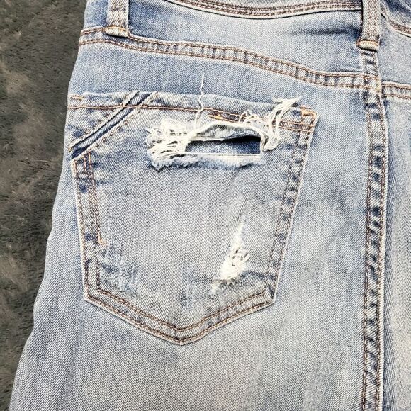 Buckle Black high rise ankle distressed destroyed jeans fit 53 button fly - Picture 13 of 14